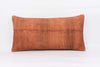 Plain Brown Kilim Pillow Cover 12x24 4180 - kilimpillowstore
 - 1