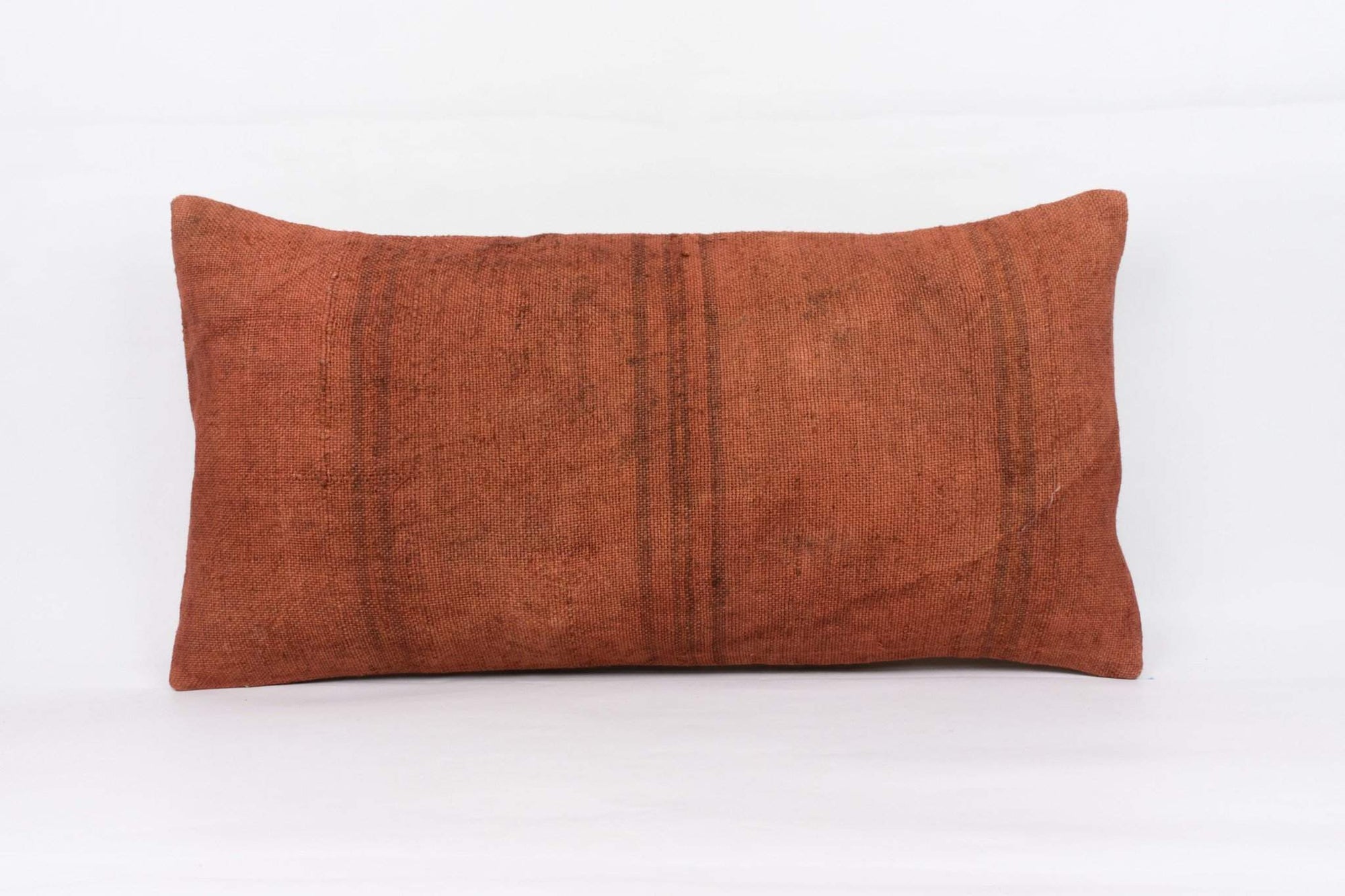 Plain Brown Kilim Pillow Cover 12x24 4184