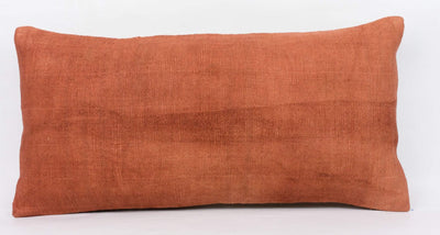 Plain Brown Kilim Pillow Cover 12x24 4189 - kilimpillowstore
 - 2