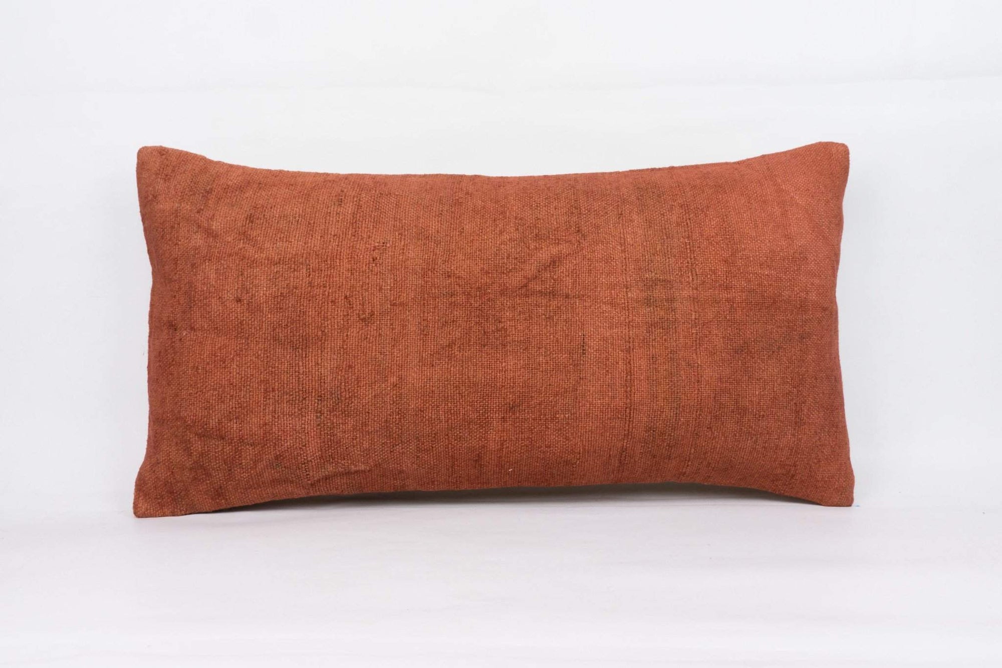 Plain Brown Kilim Pillow Cover 12x24 4192