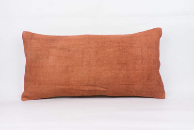 Plain Brown Kilim Pillow Cover 12x24 4197 - kilimpillowstore
 - 1