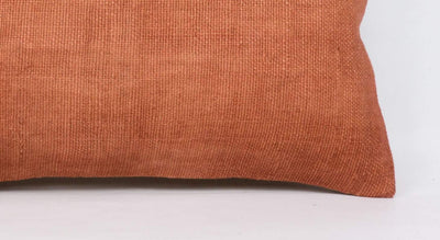 Plain Brown Kilim Pillow Cover 12x24 4198 - kilimpillowstore
 - 3