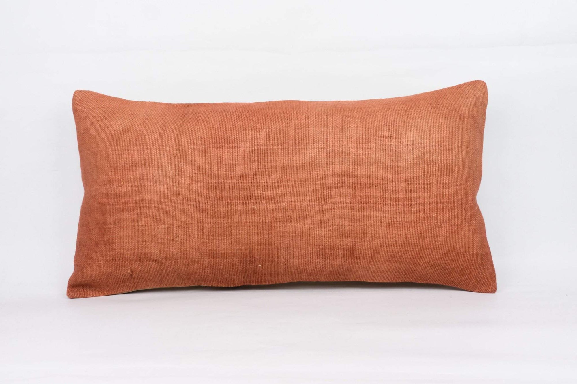 Plain Brown Kilim Pillow Cover 12x24 4198