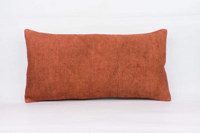 Plain Brown Kilim Pillow Cover 12x24 4206 - kilimpillowstore
 - 1
