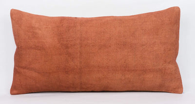 Plain Brown Kilim Pillow Cover 12x24 4208 - kilimpillowstore
 - 2