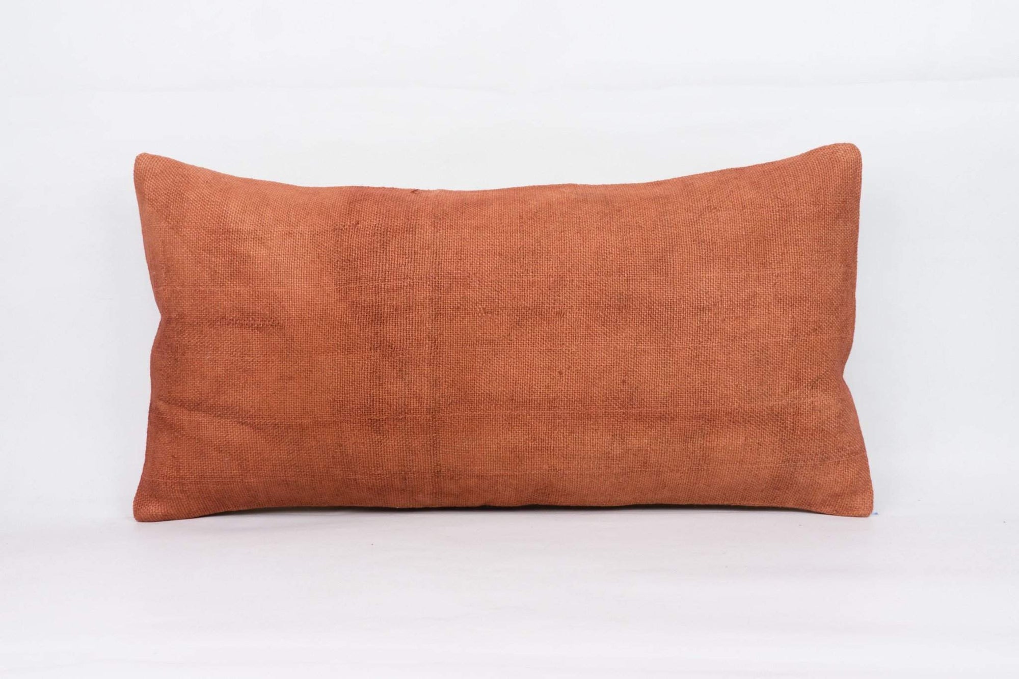 Plain Brown Kilim Pillow Cover 12x24 4208