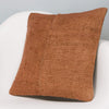 Plain Brown Kilim Pillow Cover 16x16 2948 - kilimpillowstore
 - 2