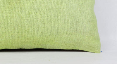 Plain Green Kilim Pillow Cover 12x24 4125 - kilimpillowstore
 - 3