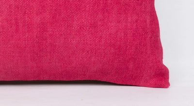 Plain Pink Kilim Pillow Cover 12x24 4138 - kilimpillowstore
 - 3