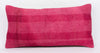 Plain Pink Kilim Pillow Cover 12x24 4146 - kilimpillowstore
 - 2