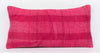 Plain Pink Kilim Pillow Cover 12x24 4148 - kilimpillowstore
 - 2
