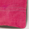 Plain Pink Kilim Pillow Cover 16x16 3008 - kilimpillowstore
 - 3