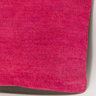 Plain Pink Kilim Pillow Cover 16x16 3025 - kilimpillowstore
 - 3