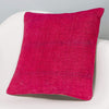Plain Pink Kilim Pillow Cover 16x16 3027 - kilimpillowstore
 - 2
