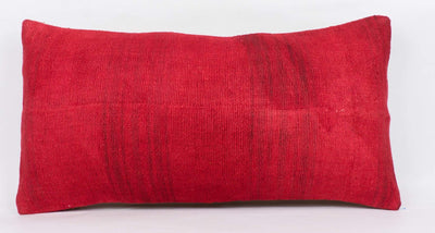 Plain Red Kilim Pillow Cover 12x24 4110 - kilimpillowstore
 - 2