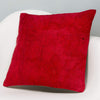 Plain Red Kilim Pillow Cover 16x16 2900 - kilimpillowstore
 - 2