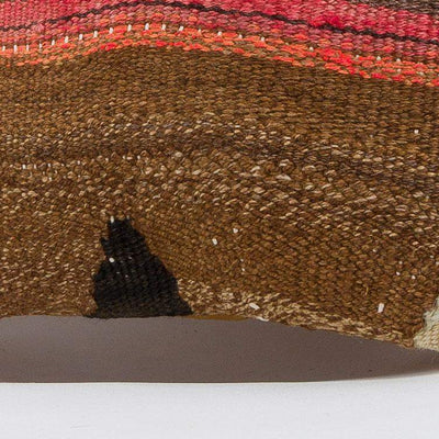 Striped_Brown_Kilim Pillow Cover_16x16_A0224_6518