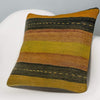 Striped Multi Color Kilim Pillow Cover 16x16 3221 - kilimpillowstore
 - 2