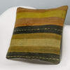 Striped Multi Color Kilim Pillow Cover 16x16 3229 - kilimpillowstore
 - 2