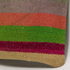 Striped Multi Color Kilim Pillow Cover 16x16 3236 - kilimpillowstore
 - 3