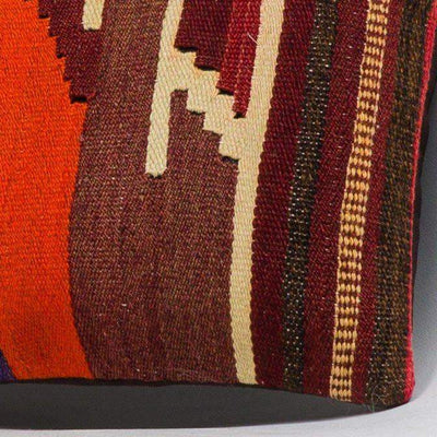 Striped Multi Color Kilim Pillow Cover 16x16 4000 - kilimpillowstore
 - 3