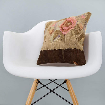 Tribal_Multiple Color_Kilim Pillow Cover_16x16_A0216_6366